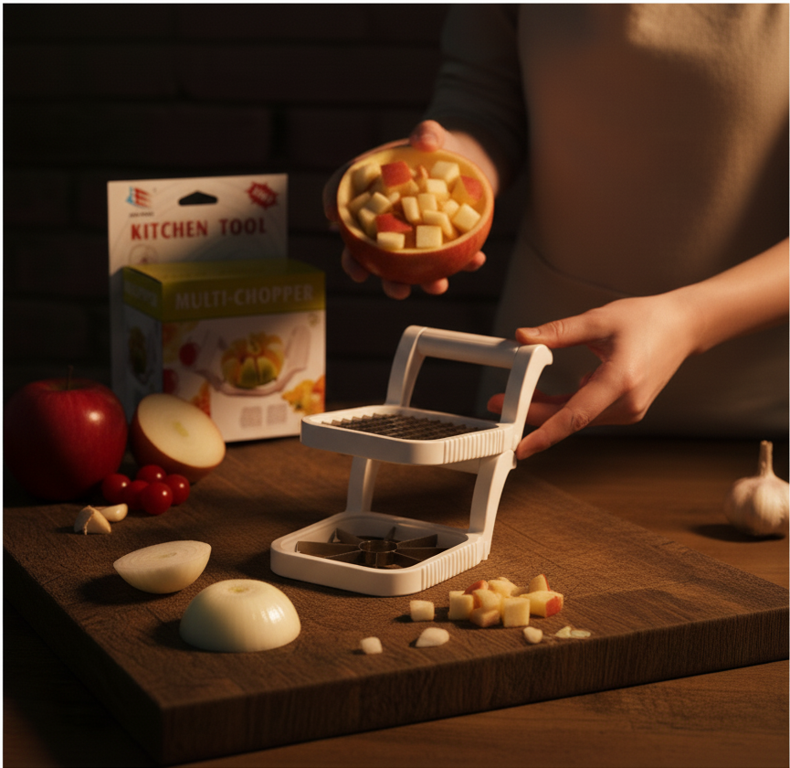 Multi-Chopper 3 in 1 Apple, Fruit & Potato Slicer